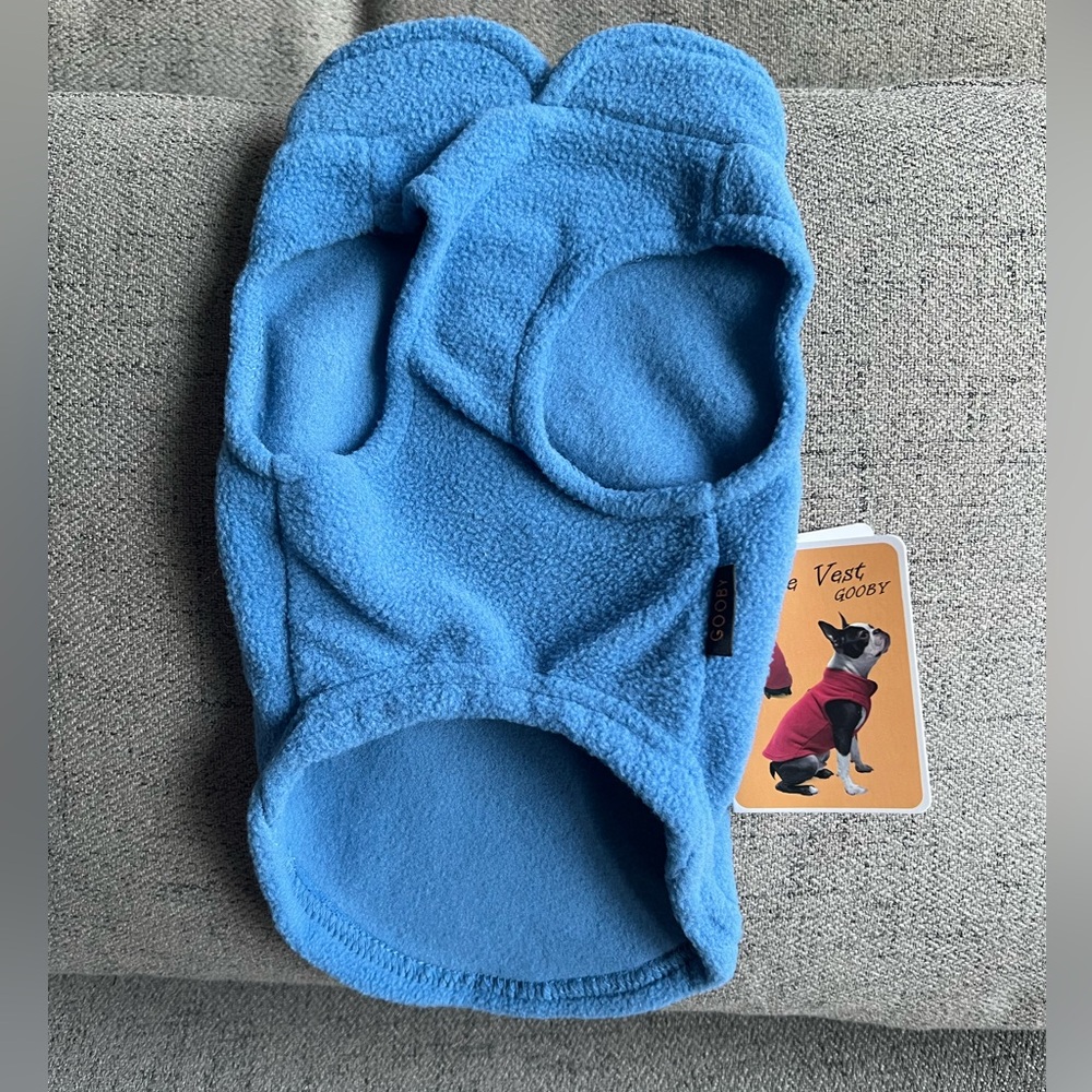 Gooby Dog sweater Blue Fleece - Picture 2 of 6